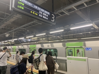 品川駅から新宿駅:鉄道乗車記録の写真