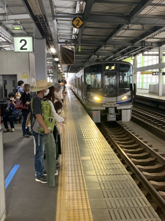 小松駅から松任駅の乗車記録(乗りつぶし)写真