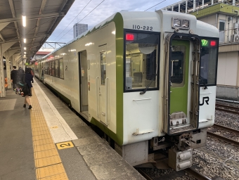 群馬藤岡駅から高崎駅の乗車記録(乗りつぶし)写真