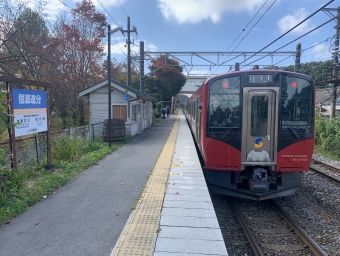 軽井沢駅から信濃追分駅の乗車記録(乗りつぶし)写真