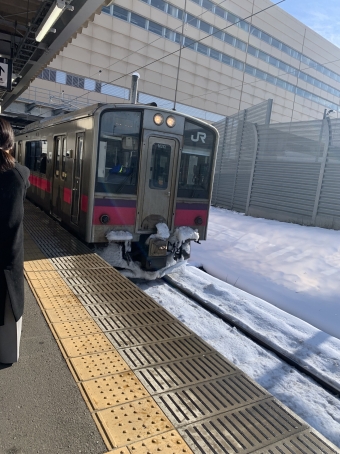 新青森駅から弘前駅の乗車記録(乗りつぶし)写真