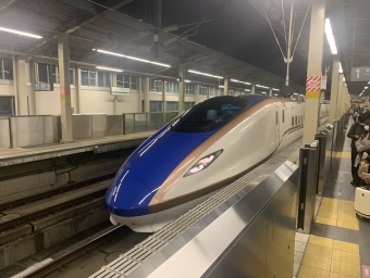 上田駅から高崎駅の乗車記録(乗りつぶし)写真