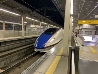 上田駅から佐久平駅の乗車記録(乗りつぶし)写真