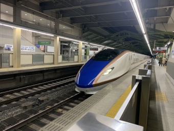 佐久平駅から上田駅の乗車記録(乗りつぶし)写真