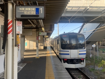 久里浜駅から逗子駅の乗車記録(乗りつぶし)写真