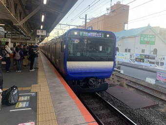 鎌倉駅から大船駅の乗車記録(乗りつぶし)写真