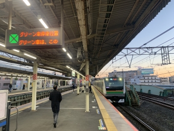 戸塚駅から新宿駅の乗車記録(乗りつぶし)写真