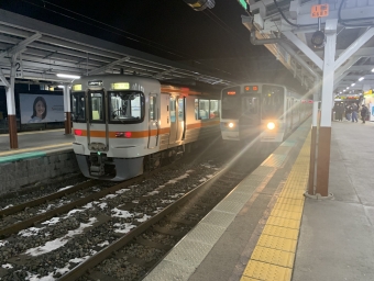 岡谷駅から上諏訪駅の乗車記録(乗りつぶし)写真