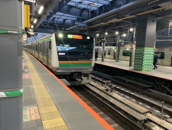 渋谷駅から大宮駅の乗車記録(乗りつぶし)写真