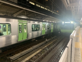 東京駅から有楽町駅の乗車記録(乗りつぶし)写真