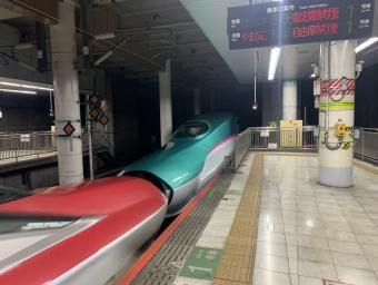 上野駅から新青森駅:鉄道乗車記録の写真
