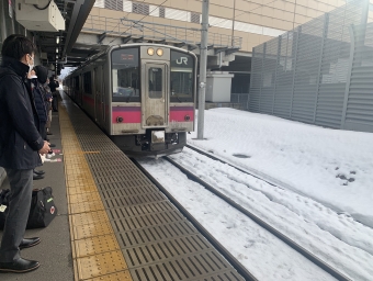 新青森駅から川部駅の乗車記録(乗りつぶし)写真