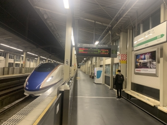 上田駅から上越妙高駅の乗車記録(乗りつぶし)写真