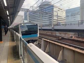 有楽町駅から新橋駅の乗車記録(乗りつぶし)写真