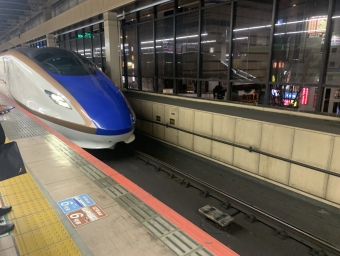 大宮駅から上田駅の乗車記録(乗りつぶし)写真