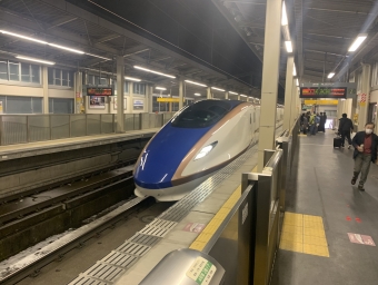 上田駅から大宮駅の乗車記録(乗りつぶし)写真