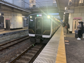 那須塩原駅から宇都宮駅の乗車記録(乗りつぶし)写真