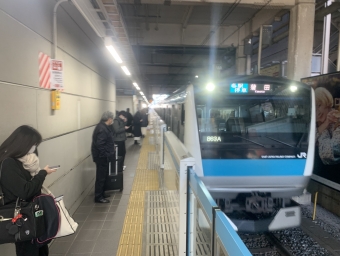 さいたま新都心駅から浦和駅の乗車記録(乗りつぶし)写真