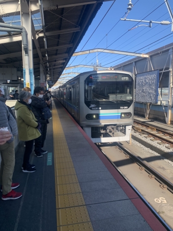 戸田公園駅から新宿駅の乗車記録(乗りつぶし)写真