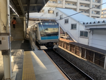 根岸駅から桜木町駅の乗車記録(乗りつぶし)写真