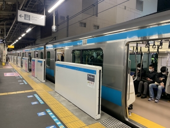 川崎駅から蒲田駅の乗車記録(乗りつぶし)写真