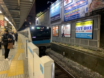 大井町駅から浜松町駅の乗車記録(乗りつぶし)写真