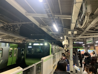 池袋駅から田端駅の乗車記録(乗りつぶし)写真