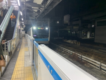 田端駅から上野駅の乗車記録(乗りつぶし)写真