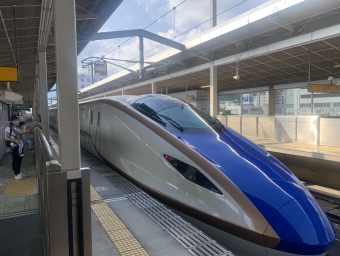 熊谷駅から上田駅の乗車記録(乗りつぶし)写真
