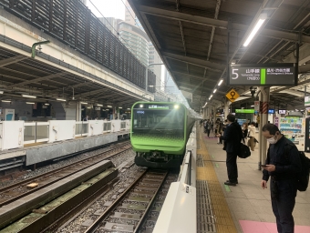 東京駅から池袋駅の乗車記録(乗りつぶし)写真