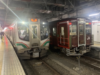 仙台駅から槻木駅の乗車記録(乗りつぶし)写真