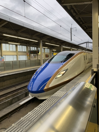 上田駅から東京駅の乗車記録(乗りつぶし)写真