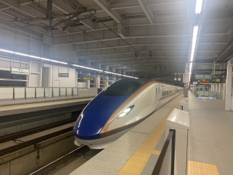 飯山駅から佐久平駅の乗車記録(乗りつぶし)写真