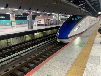 東京駅から上田駅の乗車記録(乗りつぶし)写真