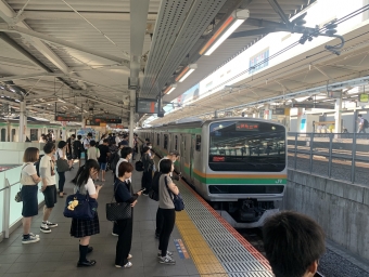 浦和駅から本庄駅の乗車記録(乗りつぶし)写真