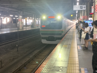 熊谷駅から鴻巣駅の乗車記録(乗りつぶし)写真