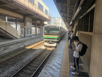 本庄駅から熊谷駅の乗車記録(乗りつぶし)写真