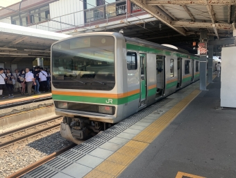 熊谷駅から鴻巣駅の乗車記録(乗りつぶし)写真