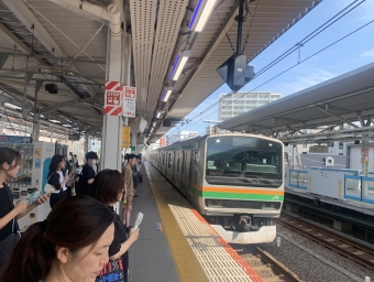浦和駅から品川駅の乗車記録(乗りつぶし)写真