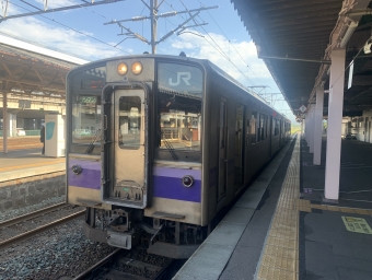 北上駅から花巻駅:鉄道乗車記録の写真