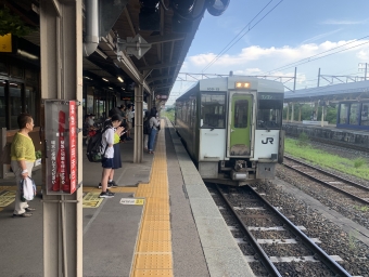 花巻駅から新花巻駅の乗車記録(乗りつぶし)写真