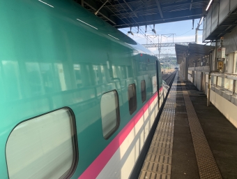 新花巻駅から盛岡駅の乗車記録(乗りつぶし)写真
