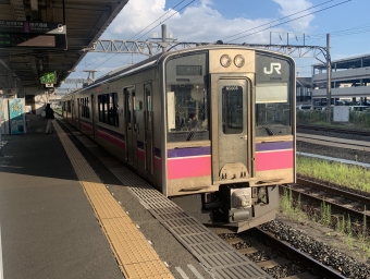 盛岡駅から雫石駅の乗車記録(乗りつぶし)写真