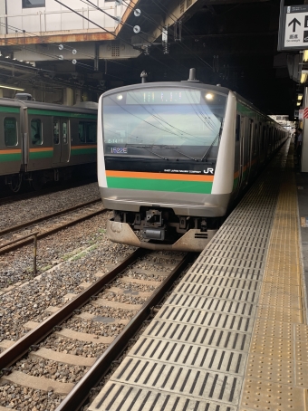 小山駅から宇都宮駅の乗車記録(乗りつぶし)写真