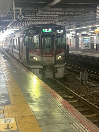 広島駅から海田市駅の乗車記録(乗りつぶし)写真