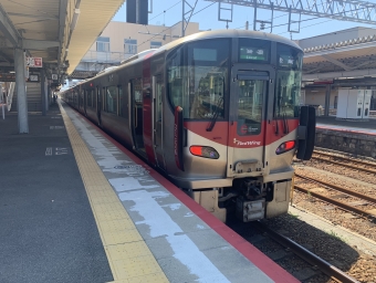 海田市駅から岩国駅の乗車記録(乗りつぶし)写真