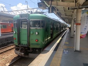 城崎温泉駅から福知山駅:鉄道乗車記録の写真