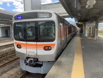 中津川駅から土岐市駅の乗車記録(乗りつぶし)写真