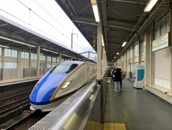 上田駅から東京駅の乗車記録(乗りつぶし)写真