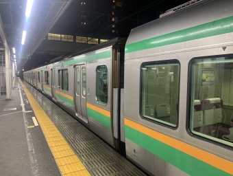 高崎駅から行田駅の乗車記録(乗りつぶし)写真